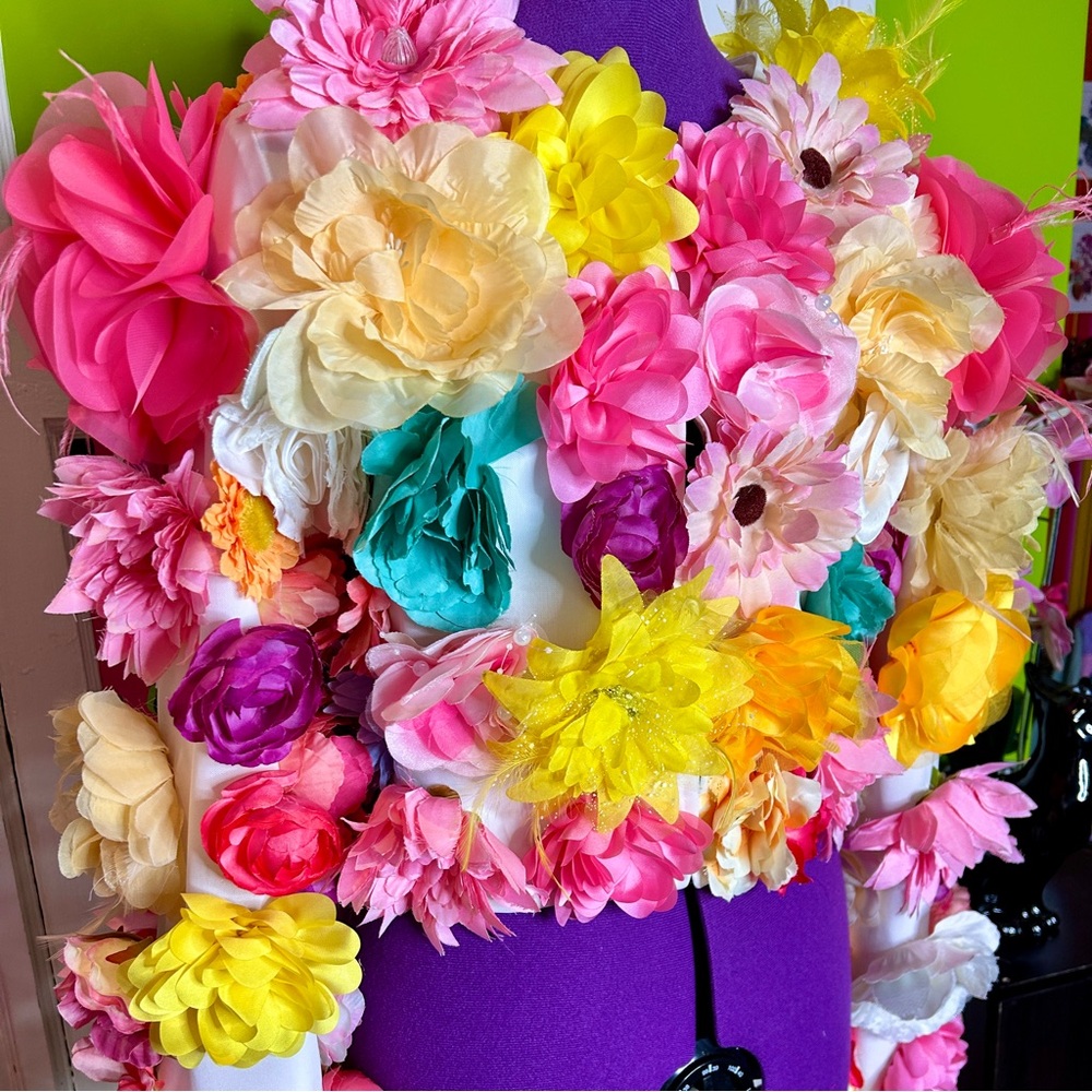 Floral Multicolor Statement Jacket - image 2